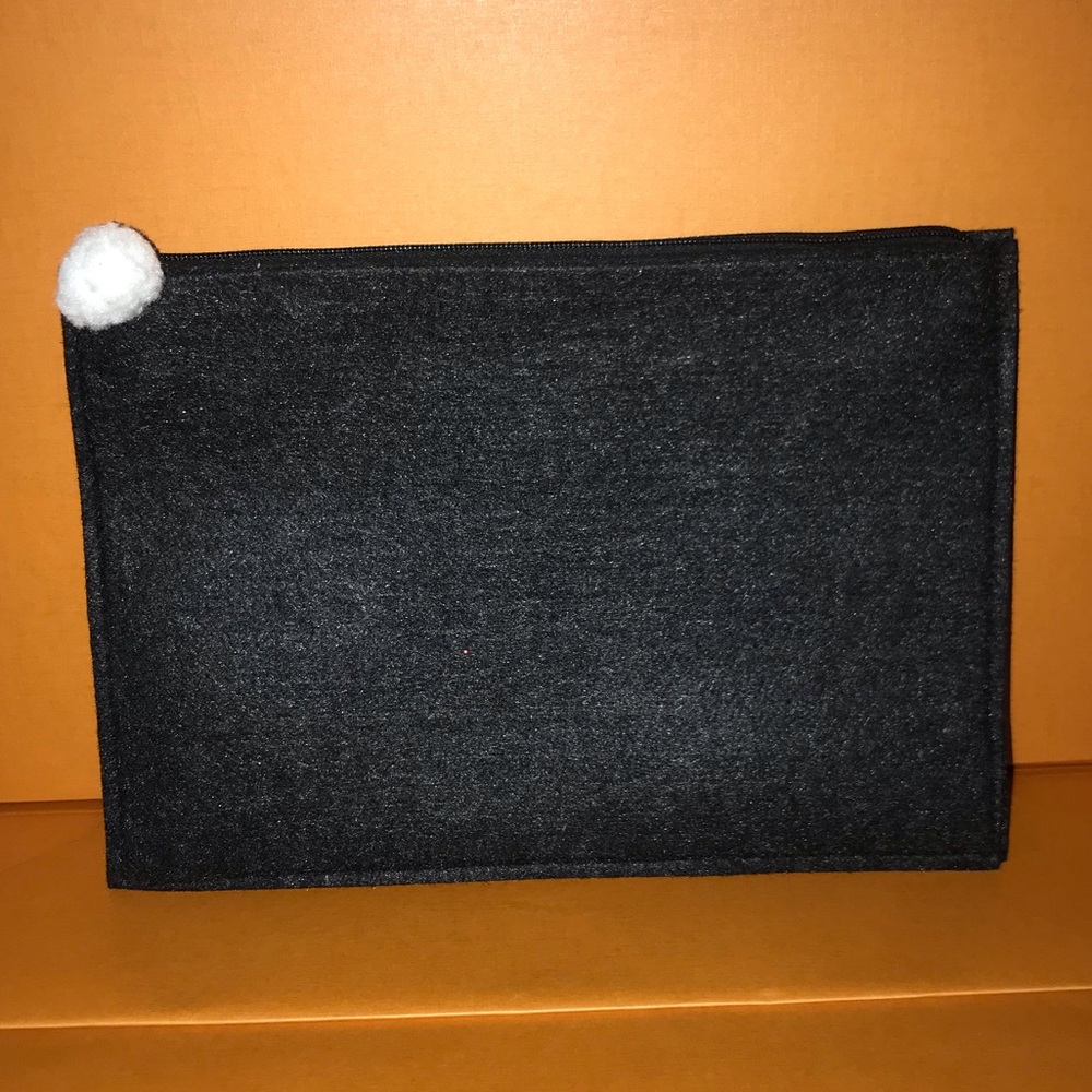 Clutch/Pouch With Pom-pom NEW/Never Used